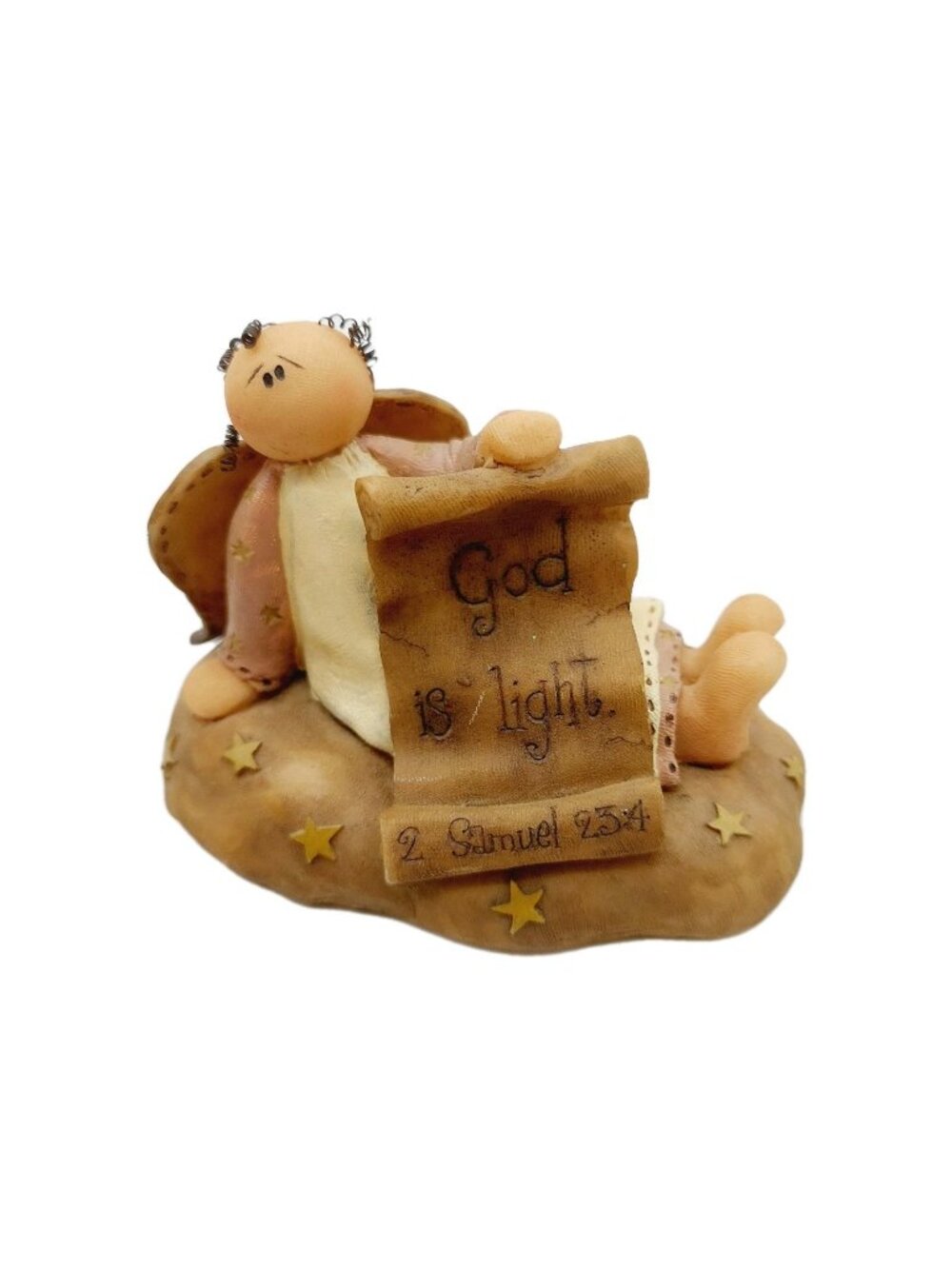 Honey and Me Inc Figurine 2010 "God Is Light" Samuel 23:4